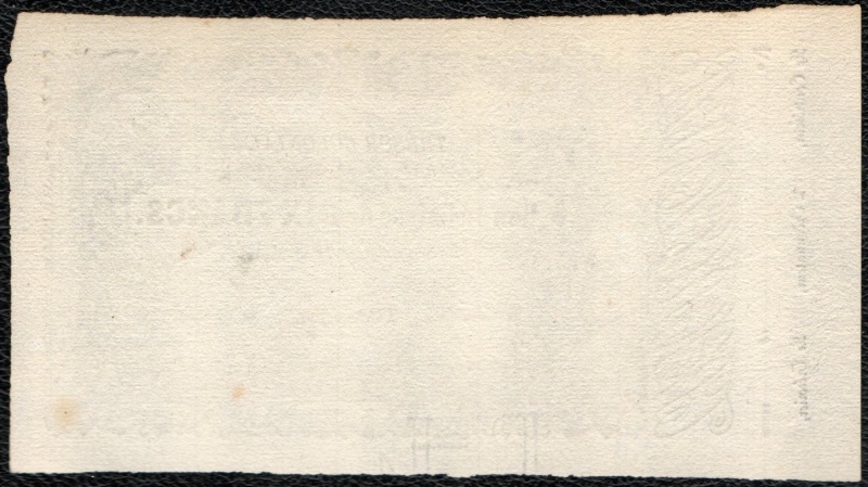 10F TRESOR 1858 Unlisted proof, most probably for use in French West Indies