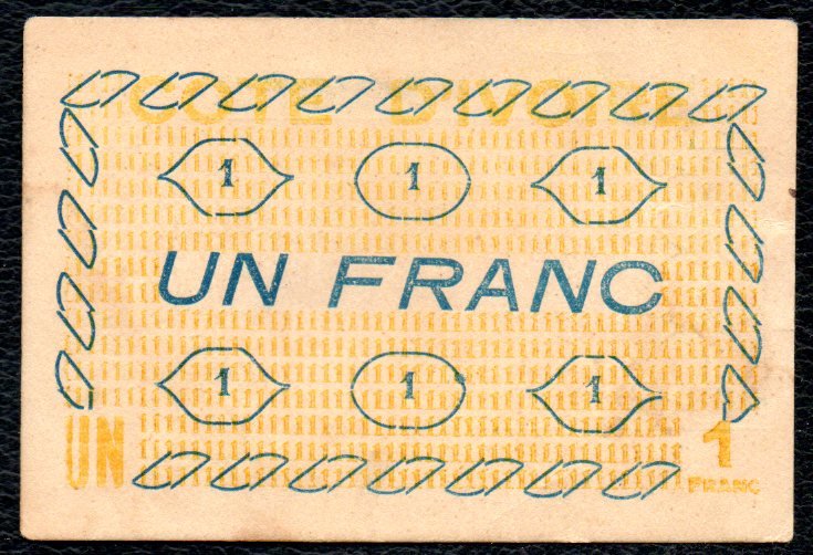 1F Non daté / w/o date (1943) Revers / Back