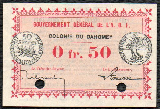 50c SPECIMEN Filigrane feuilles / Watermark leaves