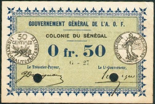 50c SPECIMEN Signature 2 - Filigrane abeilles / Watermark bees