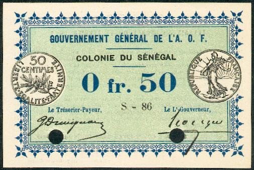 50c SPECIMEN Sign. 2 - Sans filigrane - mention 26mm / w/o watermark