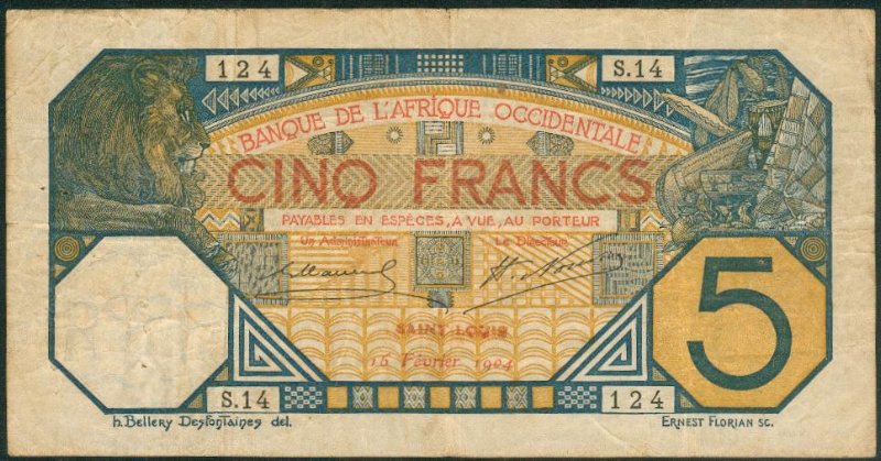 SAINT-LOUIS 1904 Cachet rouge / Red Stamp