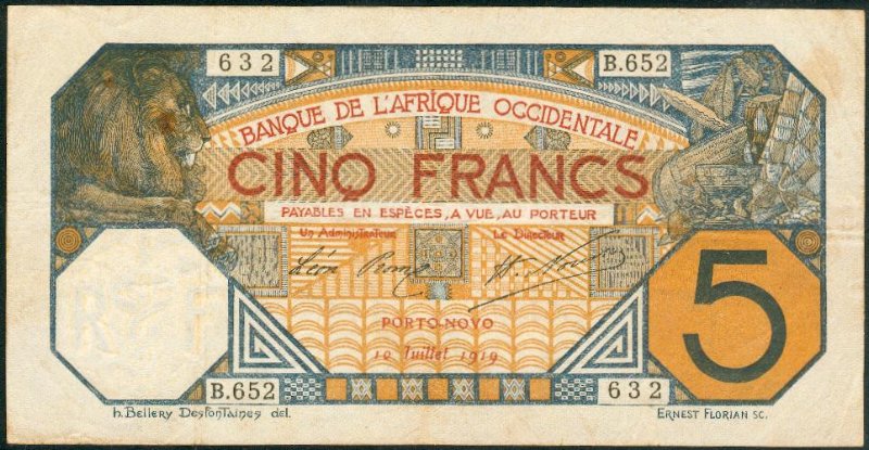PORTO-NOVO 10/07/1919
