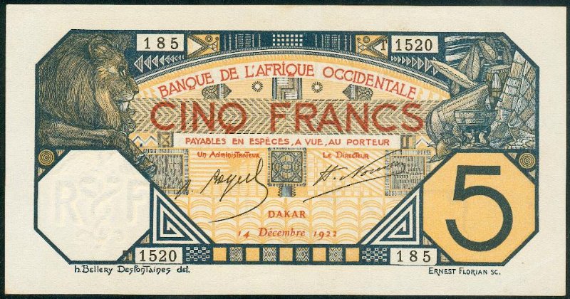 DAKAR 14/12/1922