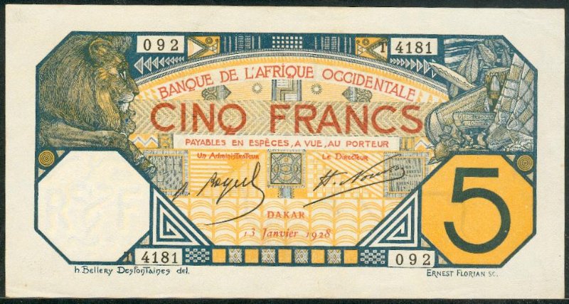 DAKAR 13/01/1928