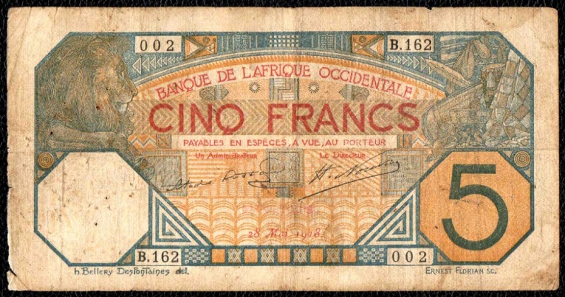 SAINT-LOUIS 1918 Cachet rouge / Red Stamp