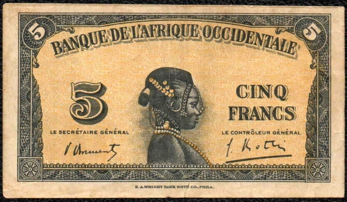 5F 2ème signature - Sans numéro, découpe manuelle / w/o number, hand cut