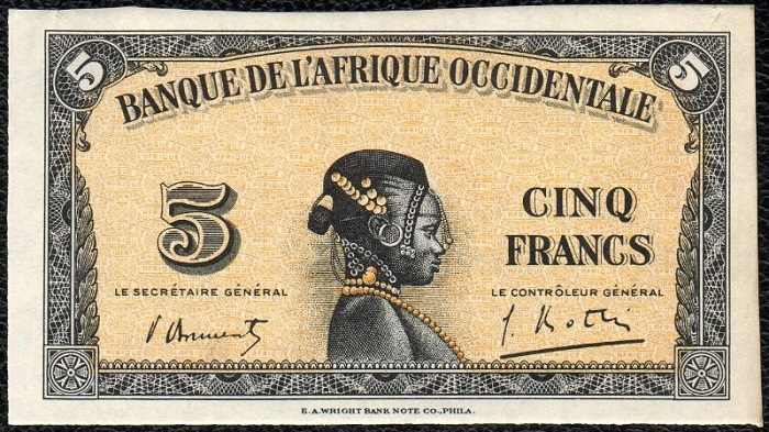 5F 2ème signature - Sans numéro, découpe manuelle / w/o number, hand cut