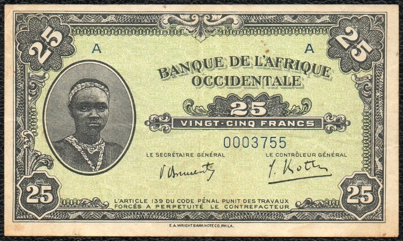 25F Le n° A 3755 Un des tout premiers / One of the very first