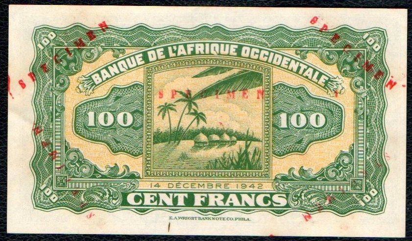 100F SPECIMEN Revers / Back