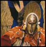 100F Modèle du verso: masque baoulé / Model of front: Baoule mask CÔTE d'IVOIRE