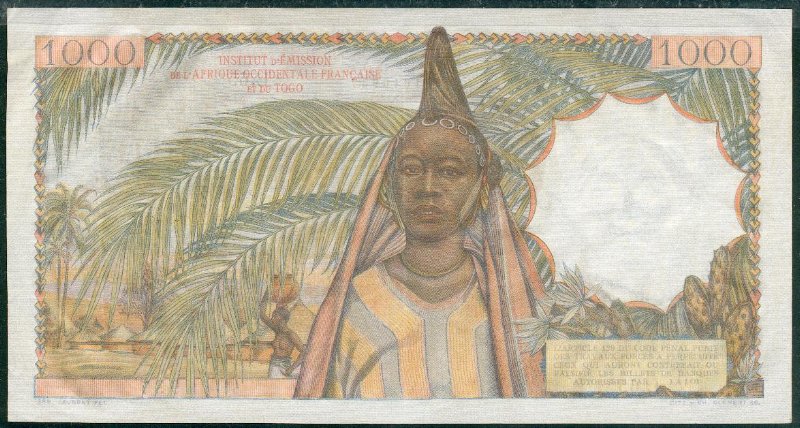 1000F 1955 Revers / Back