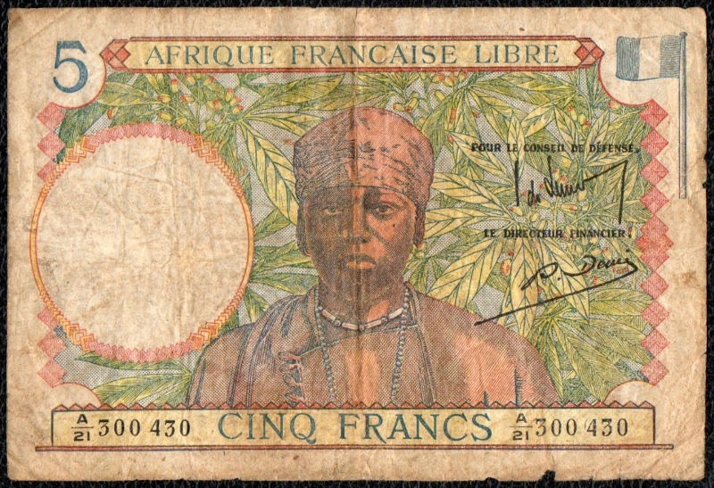 5F AFL A/21: CAMEROUN 30/06/1942