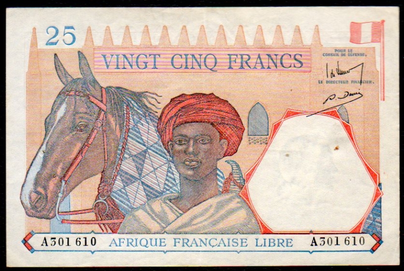 25F AFL A: BRAZZAVILLE 15/04/1942