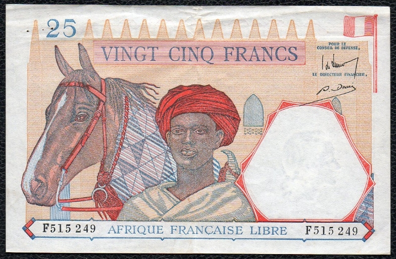 25F AFL F: BRAZZAVILLE 31/05/1943