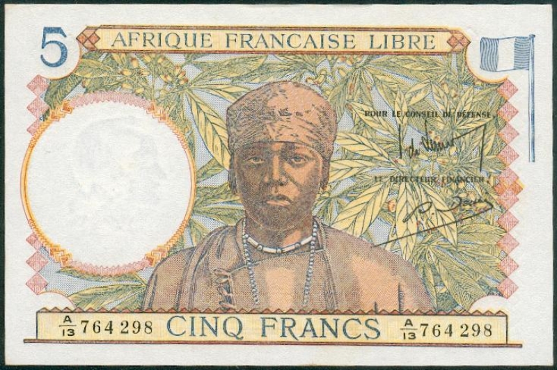 5F AFL A/13: BRAZZAVILLE 31/05/1943