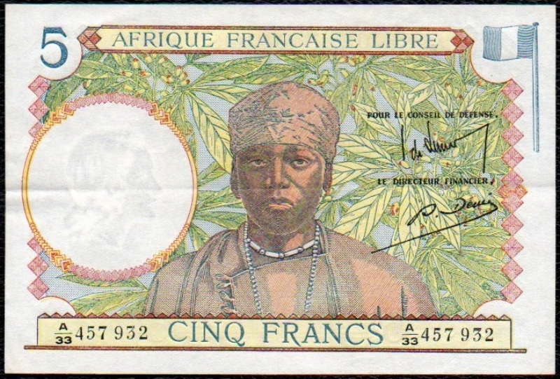 5F AFL A/33: BRAZZAVILLE 31/05/1943