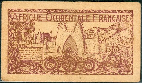 50c FAUTÉ marron, papier mince / Mistake brown, thin paper