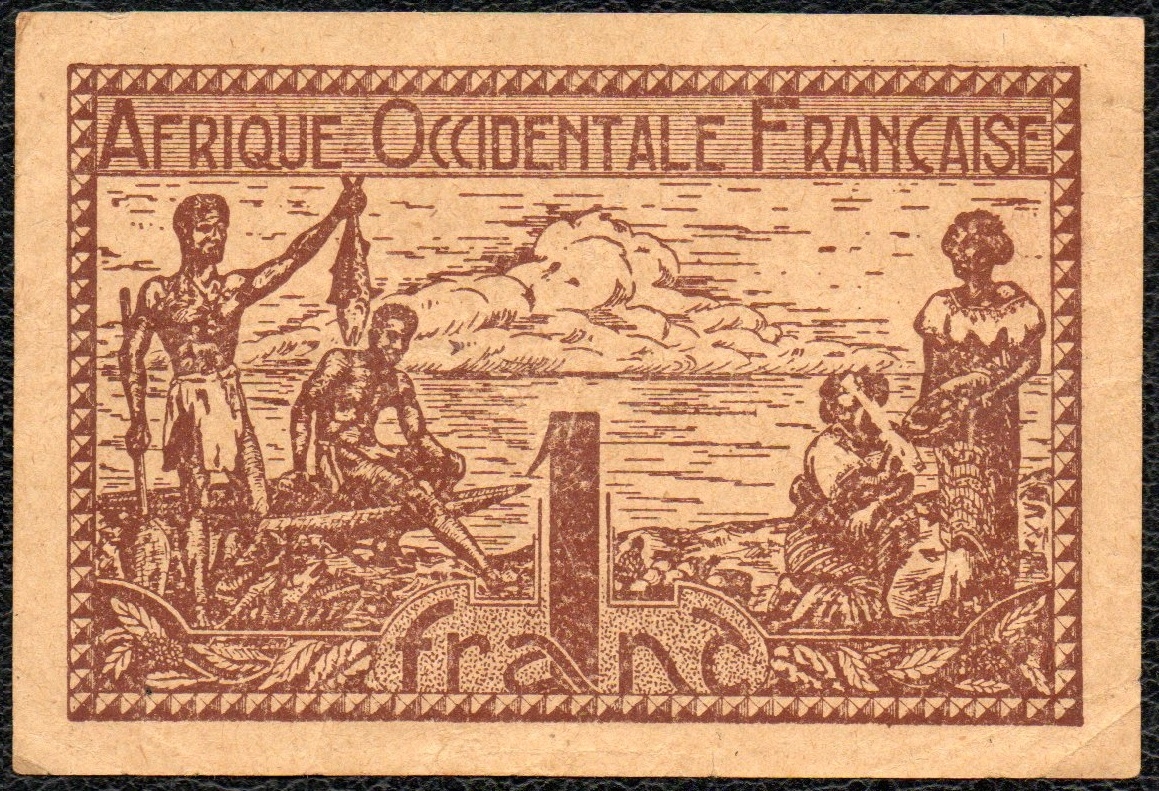 1F Brun clair, papier mince / Light brown, thin paper