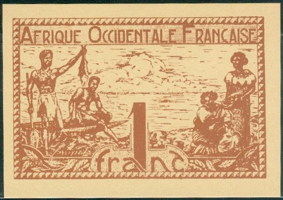 1F Brun clair, papier mince Autre procédé d'impression, probablement faux d'époque / Light brown, thin paper Other printing process, probably counterfeith