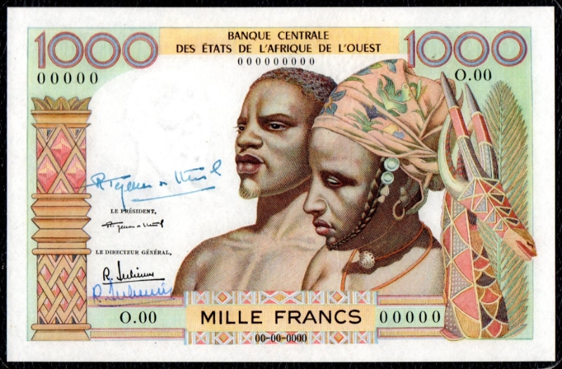 1000F Epreuve signée