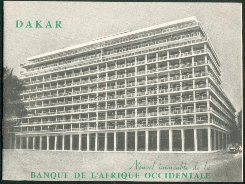 PLAQUETTE de présentation du nouveau bâtiment de la BAO 1957
