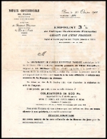 BANQUE CONTINENTALE de PARIS 1911 Publicité pour un emprunt pour l'AOF