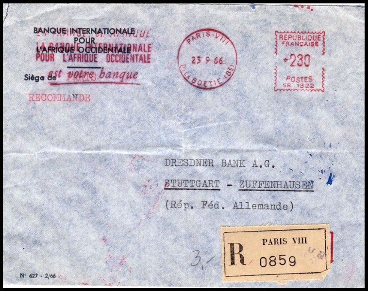 PARIS Oblitération BIAO